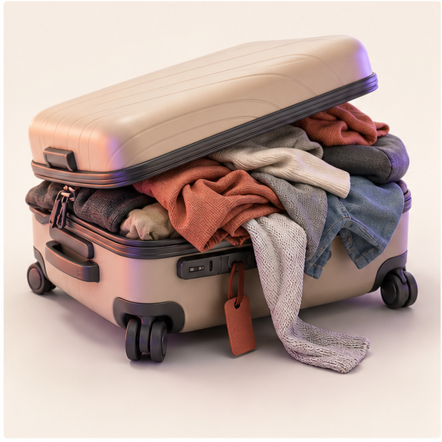 The suitcase is ___ premium-3d visual