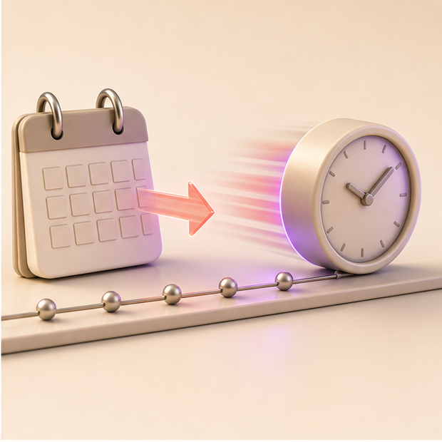 Particle as action exercise visual
